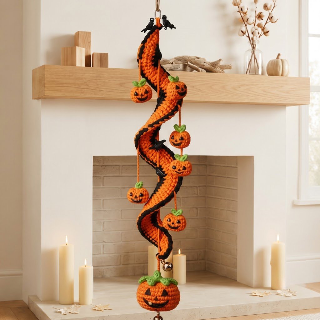🎃 Enchanted Halloween Crochet Spiral DIY Kit