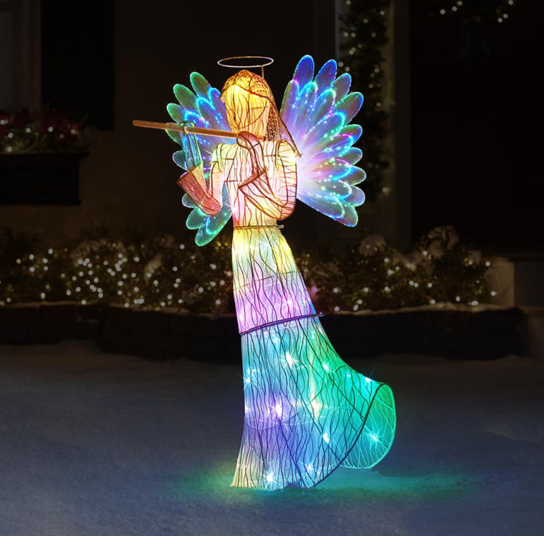 a?��Christmas Salea?��The Animated Fiber Optic Angel