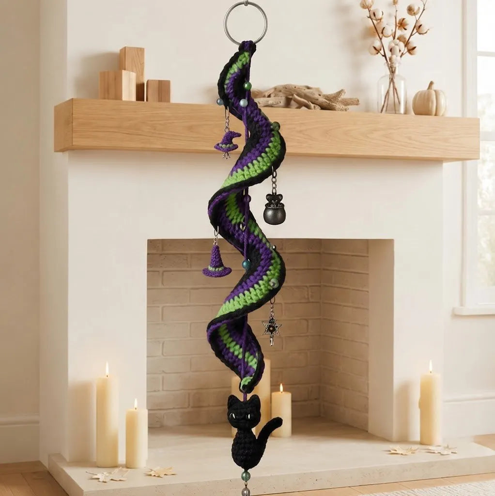 🎃 Enchanted Halloween Crochet Spiral DIY Kit