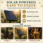 ✨ Enchanted Flower Fairy Solar Garden Light – Magical Glowing Outdoor Christmas Yard Decor 🧚🌸