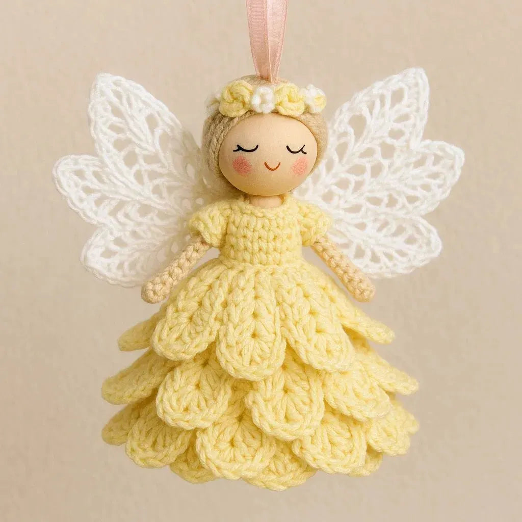 DIY Crochet Angel Ornament Kit