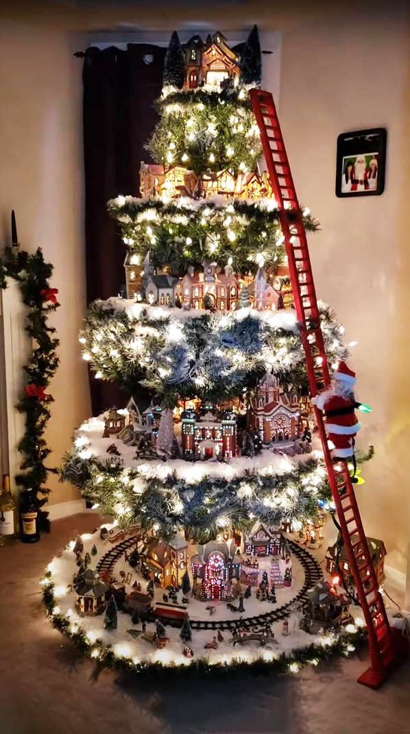 🎅Ferris Wheel Christmas Tree 🎄With light and Music-A