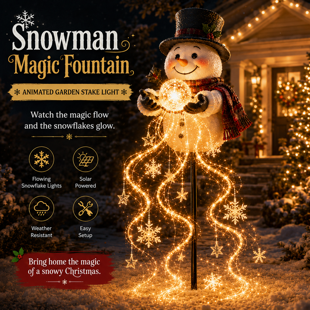 Flowing Snowflake LED Christmas Garden Light❄️