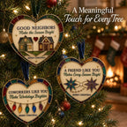 ✨ Heartfelt Stained-Glass Style Christmas Ornaments | The Perfect Holiday Gift for Everyone You Love ❤️🎄