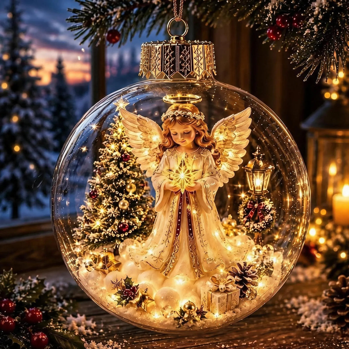 🎄Glowing Christmas Diorama Ornament✨