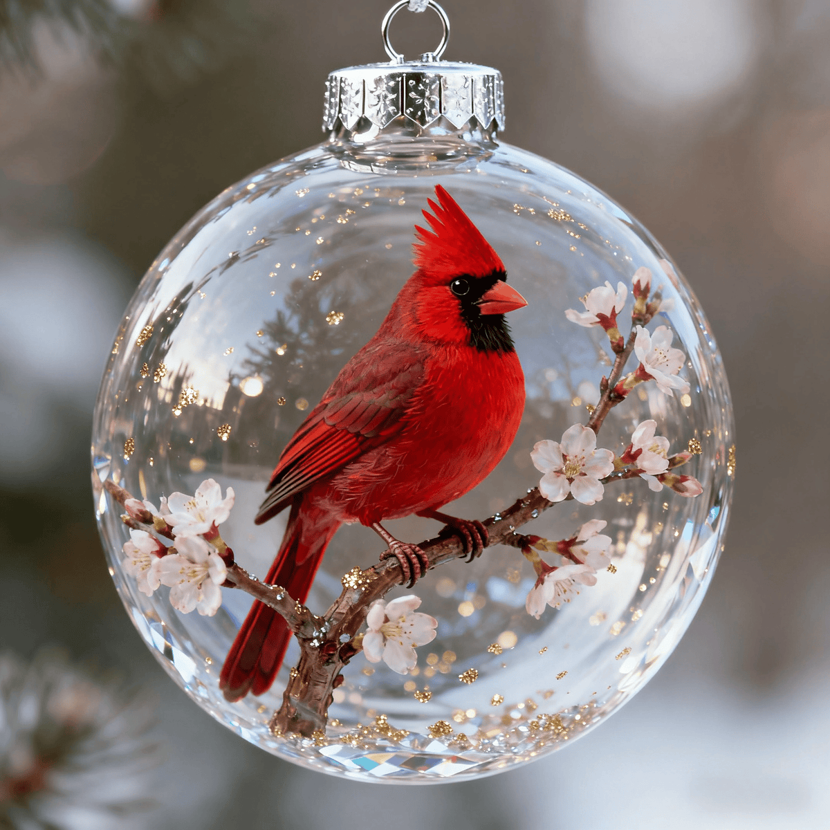 🐦Nature’s Birds Crystal Glass Ornament Gift Set