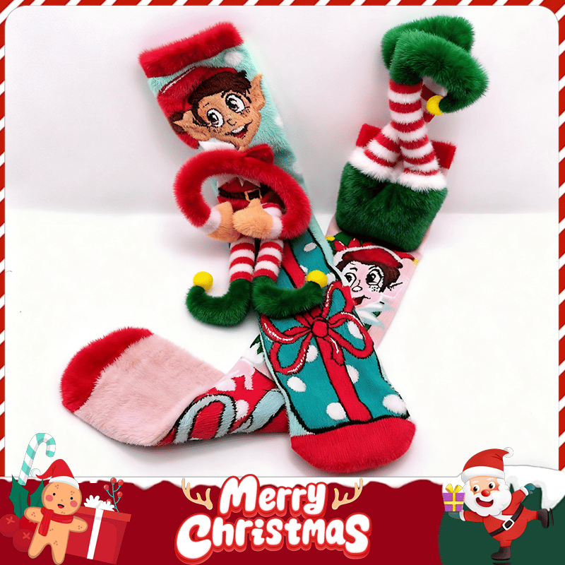 🎁 Super Christmas Gift · 🎄✨ Elf Christmas Socks