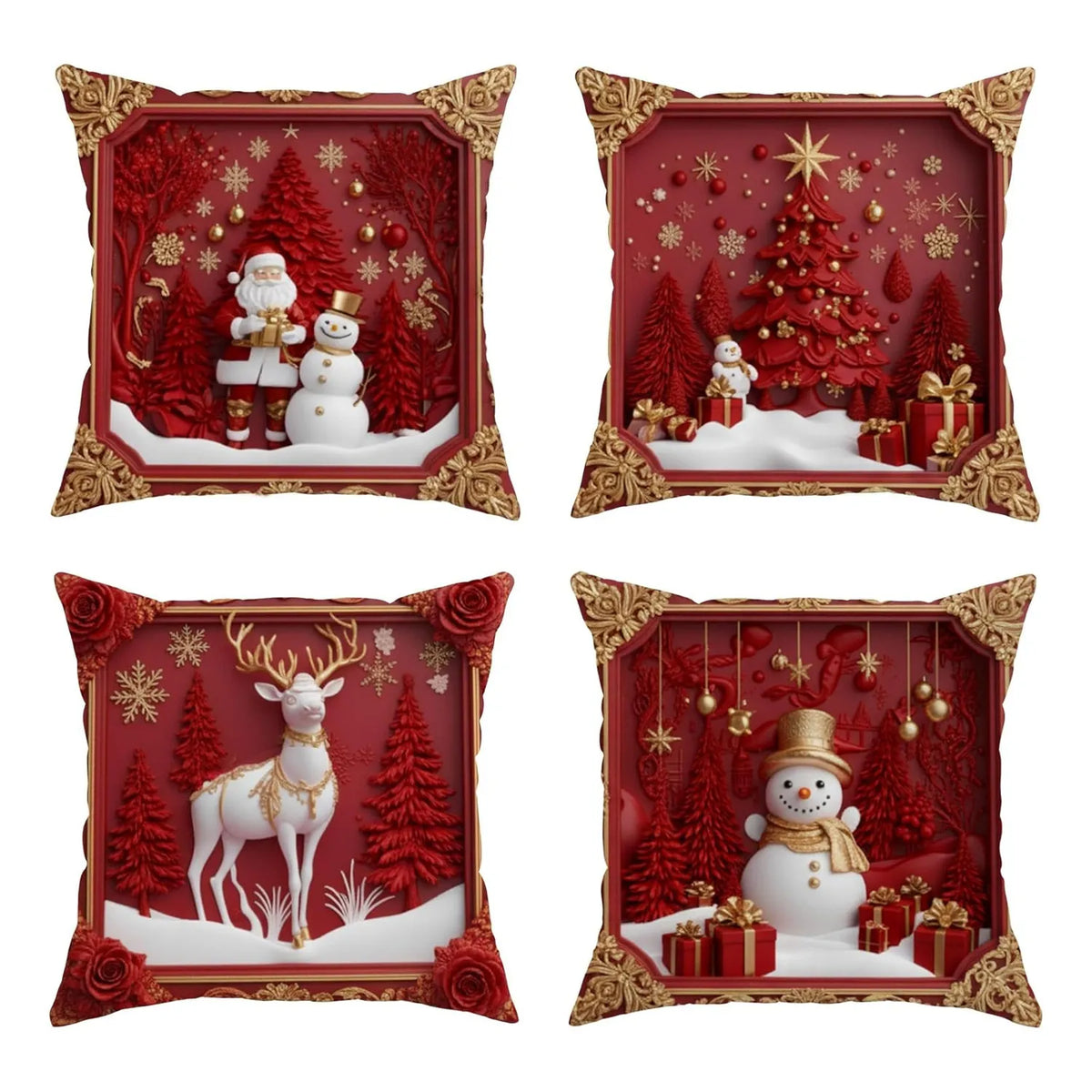 ✨Christmas Throw Pillow Cover for Couch–Cozy Holiday Decor🎅