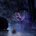 💝Lowest Price✨12 ft. Giant Sized Animated LED Hovering Witch