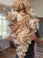🔥Last Day 50% OFF -  ✝️ Light of the World Jesus Wall Sculpture – A Radiant Symbol of Faith for the Home