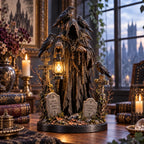 Raven Guardian Lantern Statue 🏮 Keeper of the Last Light