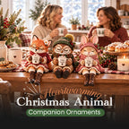 Heartwarming Christmas Animal Companion Ornaments