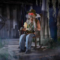 Animated LED Rocking Chair Swamp Fisherman