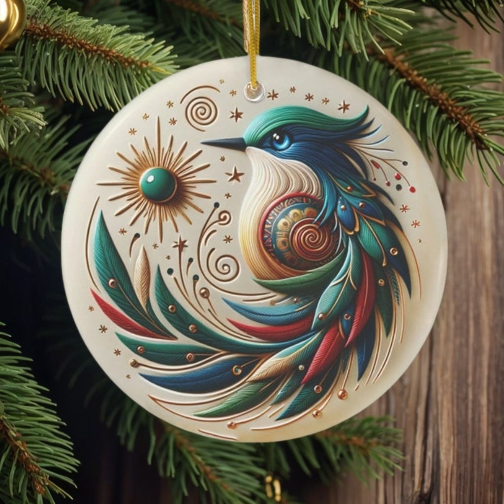 🔥Bird Of Many Colors Christmas Ornaments