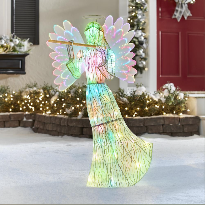 a?��Christmas Salea?��The Animated Fiber Optic Angel