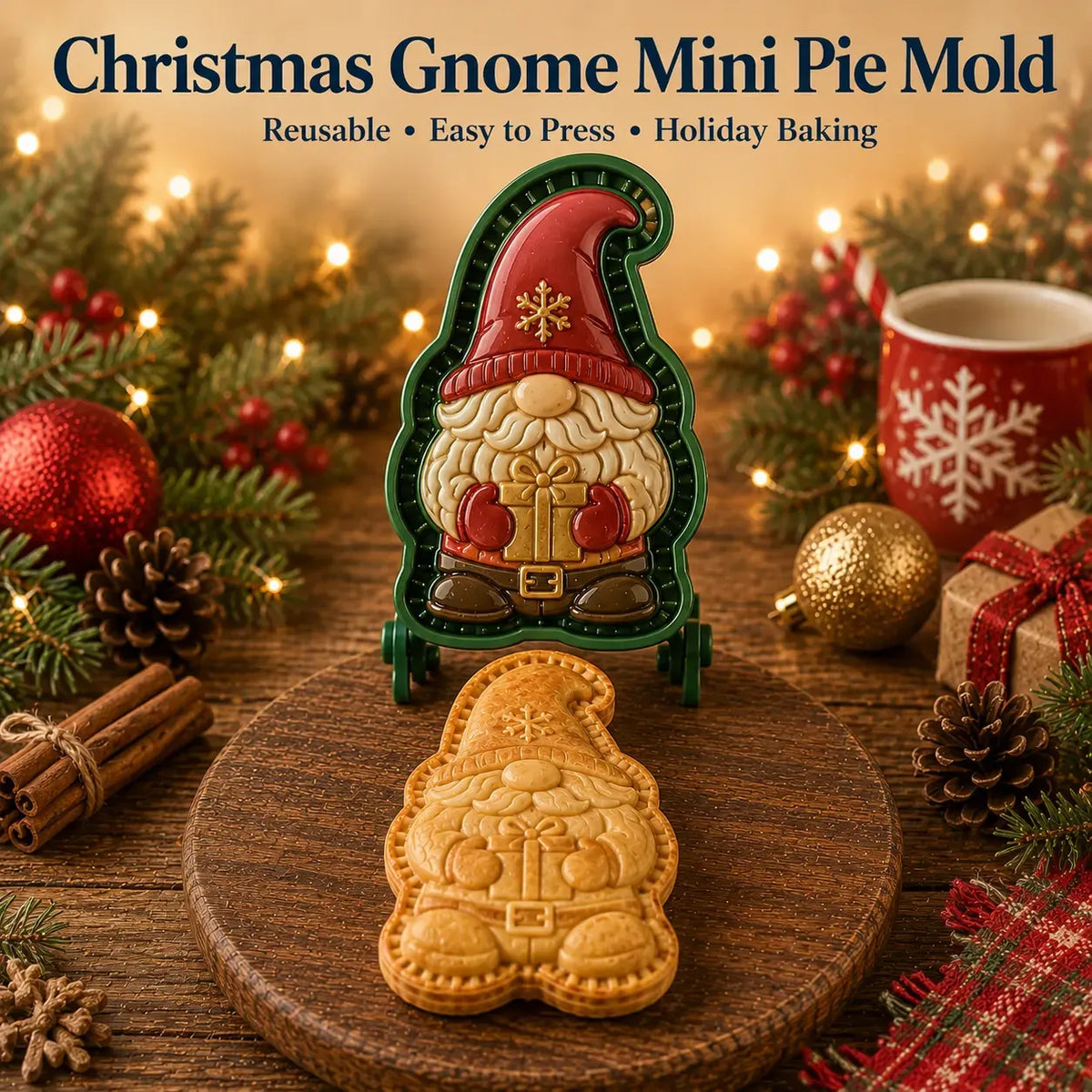 🎄16-Design Christmas Mini Pie Mold Collection