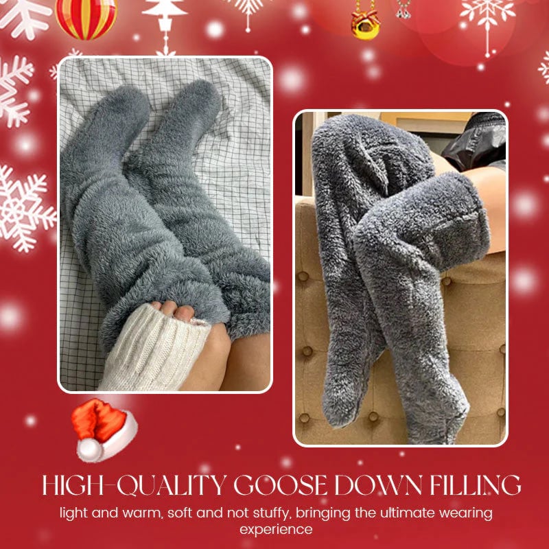 Goose Down Knee Socks For Christmas🎄