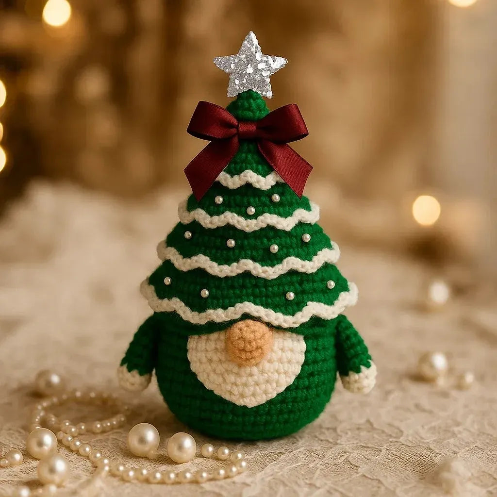🎁DIY Crochet Christmas Tree Gnome Kit