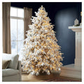 Snowfall Flocked Tree