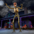 12 ft. Giant-Sized Inferno Pumpkin Skeleton
