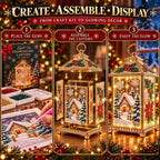 🌟DIY Light-Up Diamond Art Lantern