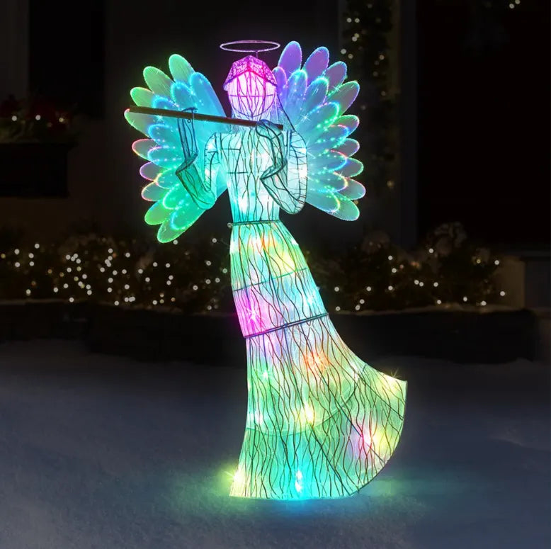 a?��Christmas Salea?��The Animated Fiber Optic Angel