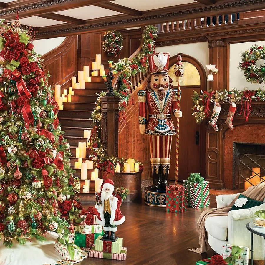 LED Giant 9ft Traditional Nutcracker
