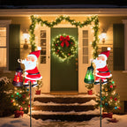 Solar-Powered Santa Claus Garden Stake Light