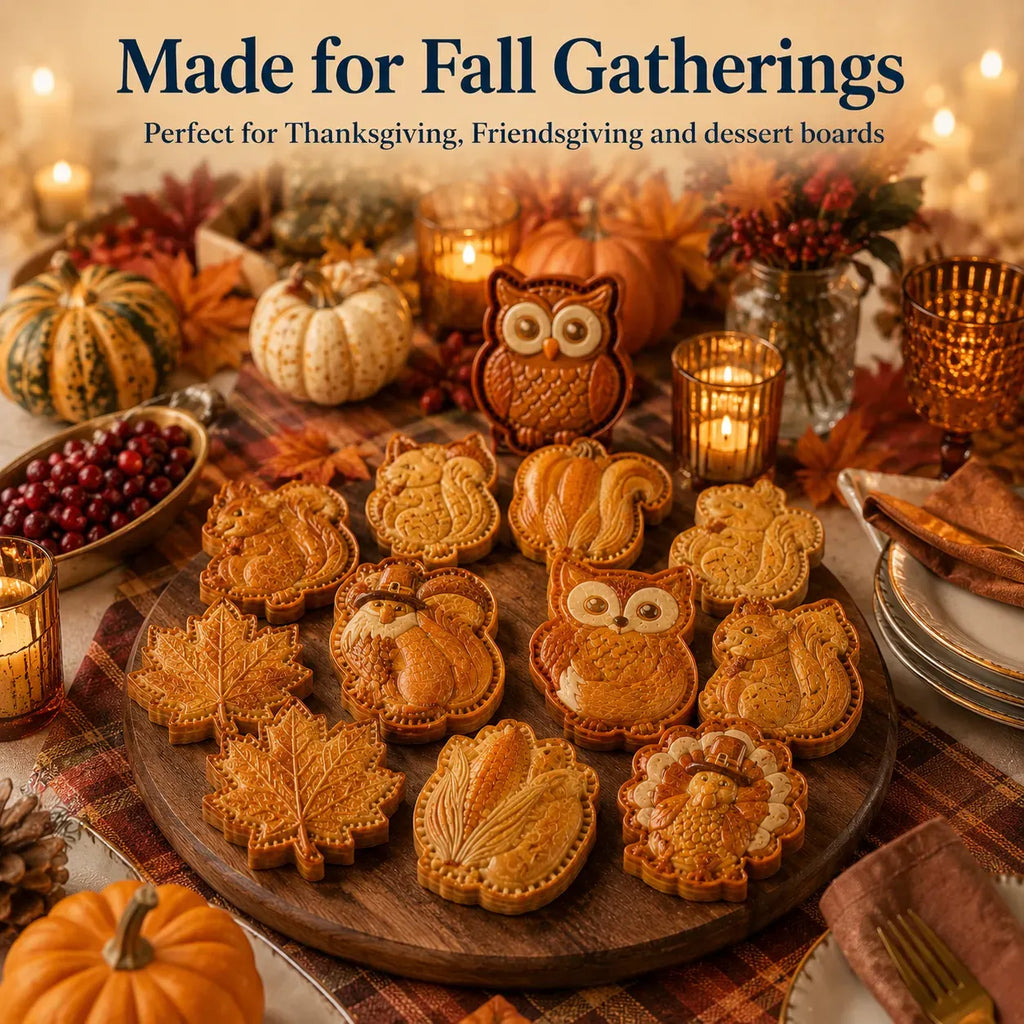 🍂 8-Design Fall Mini Pie Mold Collection