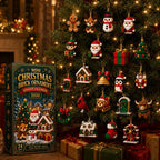 🎄24-Day Mini Christmas Brick Ornament Advent Calendar | 24 Unique Buildable Holiday Ornaments to Create, Hang & Keep 🧱