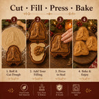 ✝️ Faith & Nativity Christmas Mini Pie Mold Collection