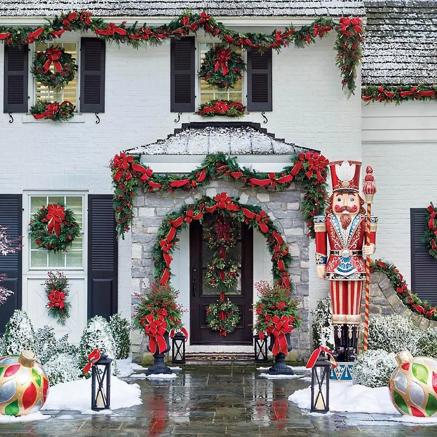 LED Giant 9ft Traditional Nutcracker
