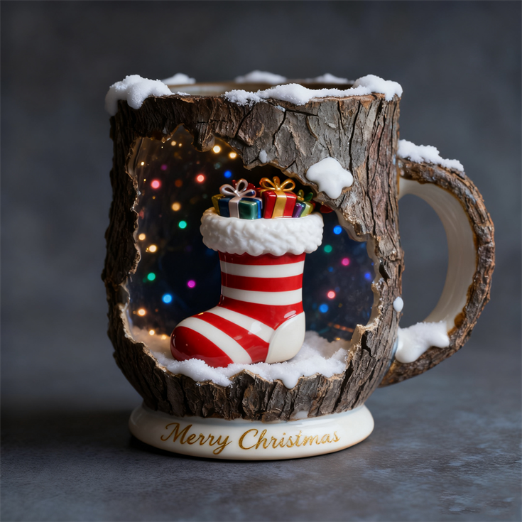 Christmas Themed Mugs Collection