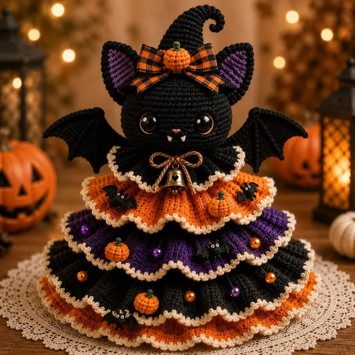 🎃 Halloween Crochet Tabletop Decor DIY Kit