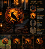 🎃 Solar Halloween Pumpkin Garden Stake Light