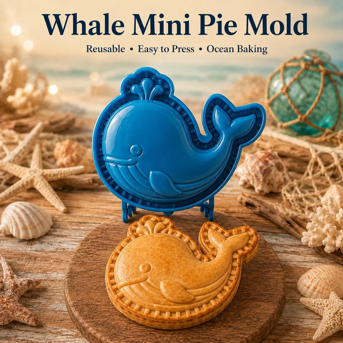 🌊 8-Design Ocean Filled Pie Press Collection