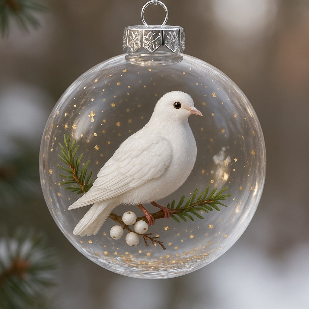 🐦Nature’s Birds Crystal Glass Ornament Gift Set