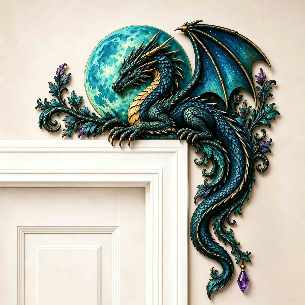 Dragon Moon Door Corner Light