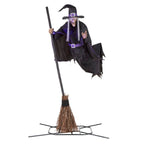 12 ft. Giant Sized Animated LED Hovering Witch