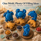 🌊 8-Design Ocean Filled Pie Press Collection