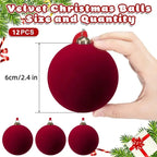 🎅Velvet Christmas Ornament Set