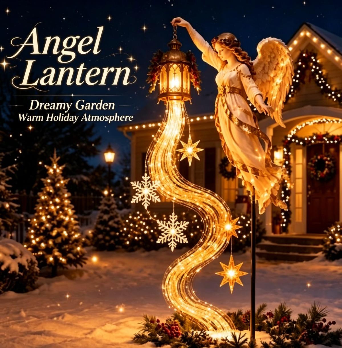 Solar Angel Garden Stake Light