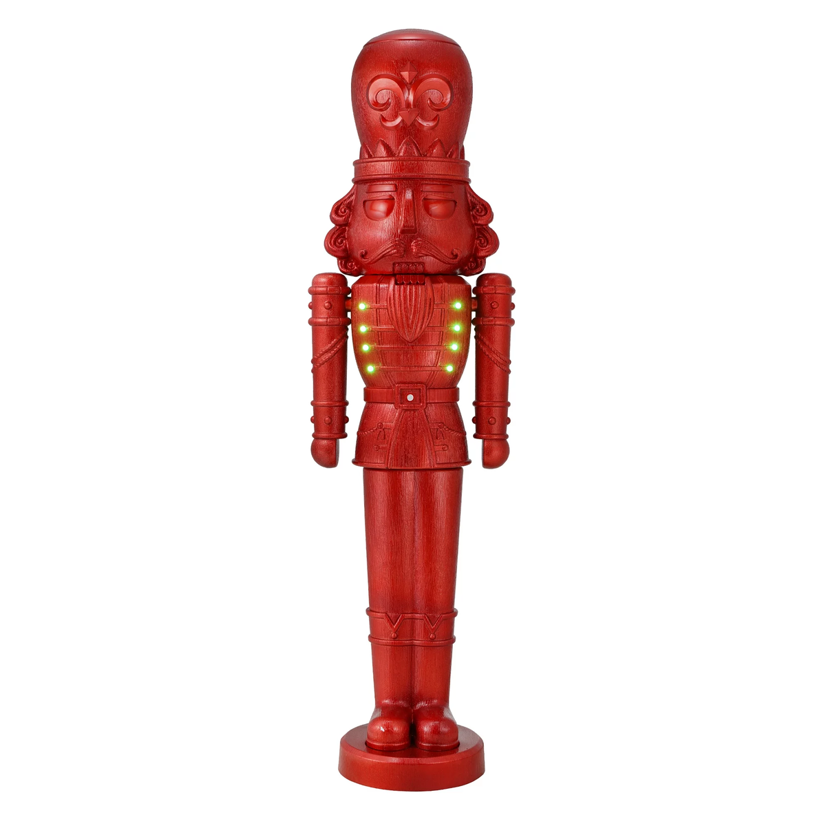 🎄christmas Sale🎄 - 75" DlY White Nutcracker Mold, With Lights Plays Music