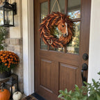 🐴 Rustic Horse Wreath