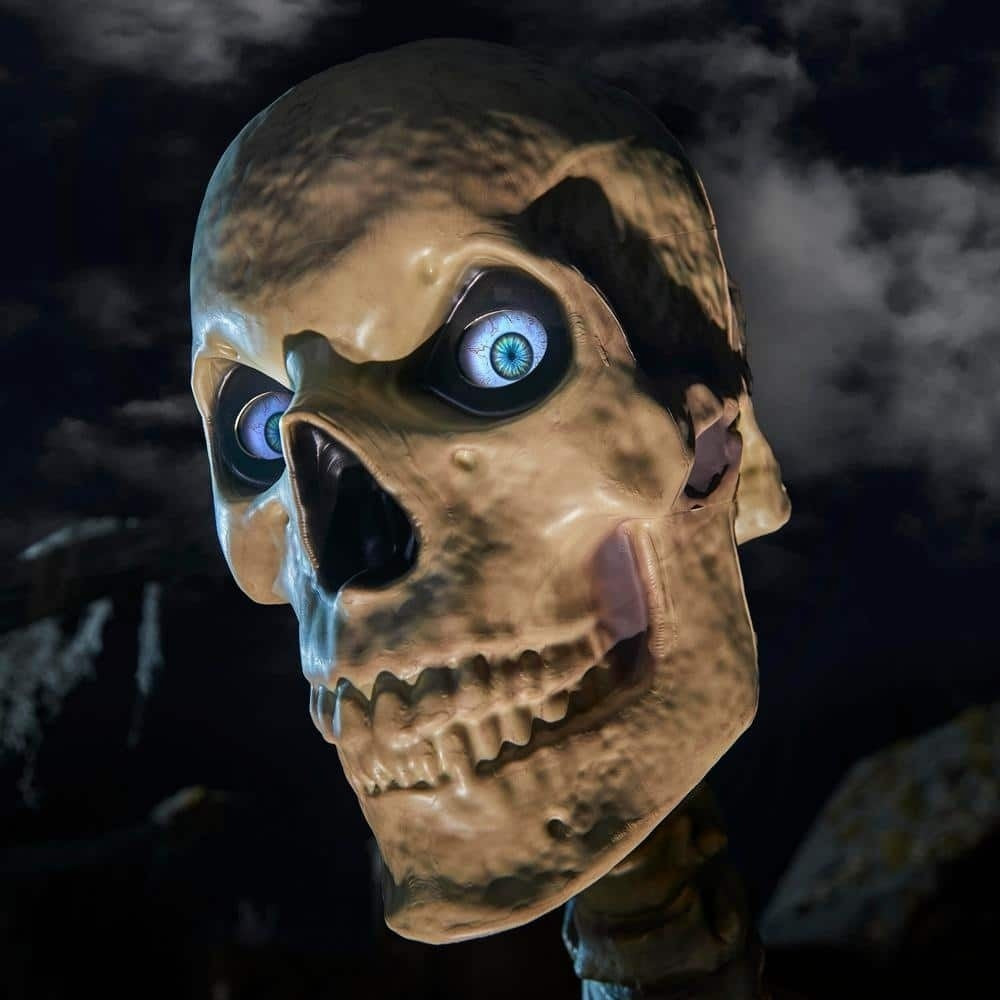 Giant-Sized Skeleton with LifeEyes LCD Eyes