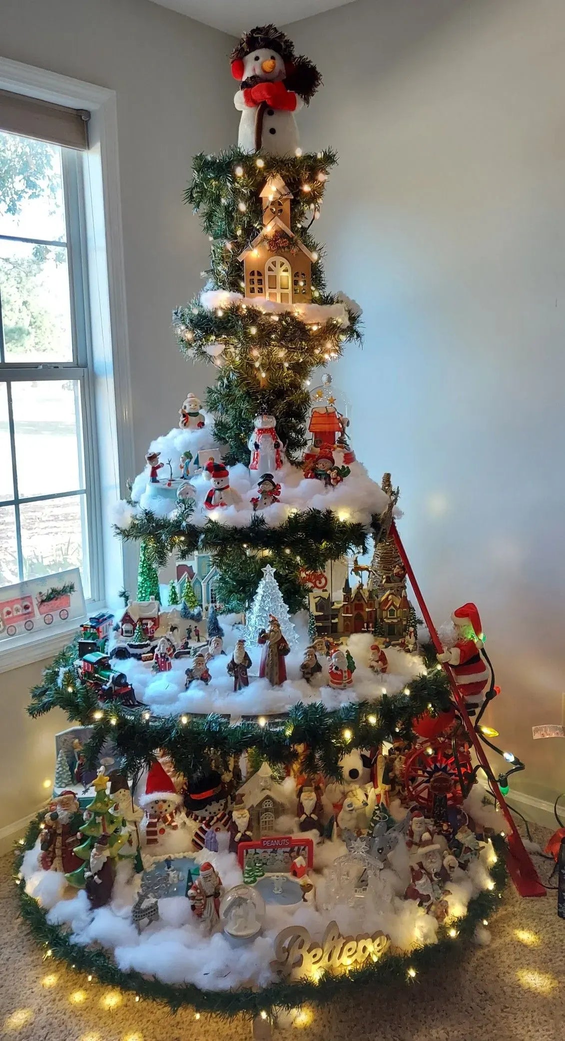 🎅Ferris Wheel Christmas Tree 🎄With light and Music-B