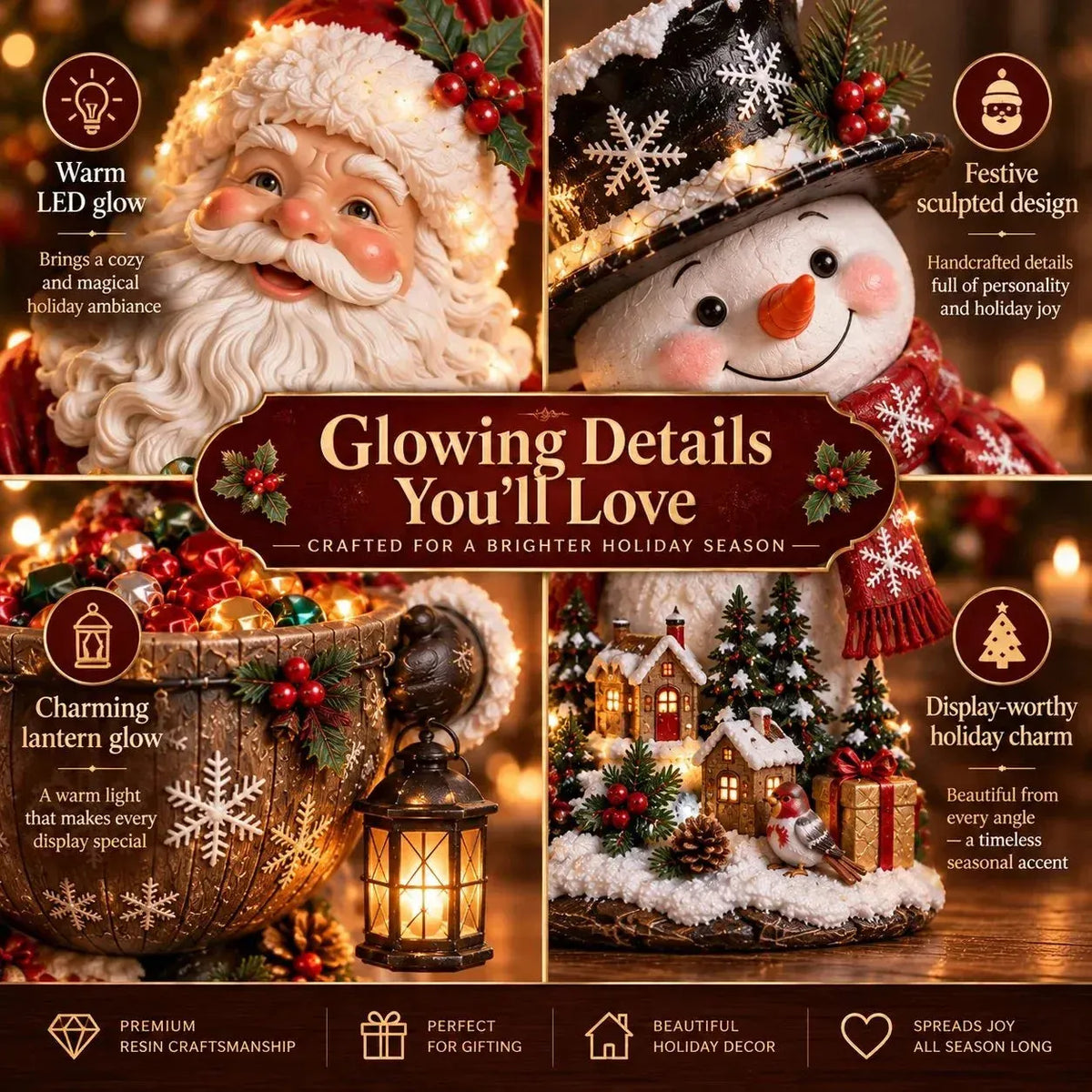 Light-Up Christmas Treat Holder – 5 Festive Designs for Candy, Holiday Parties & Home Decor