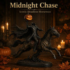 🎃🏇Midnight Chase Headless Horseman Statue
