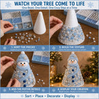 🎄Beginner-Friendly DIY Beaded Christmas Tree Craft Kit Collection