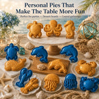 🌊 8-Design Ocean Filled Pie Press Collection